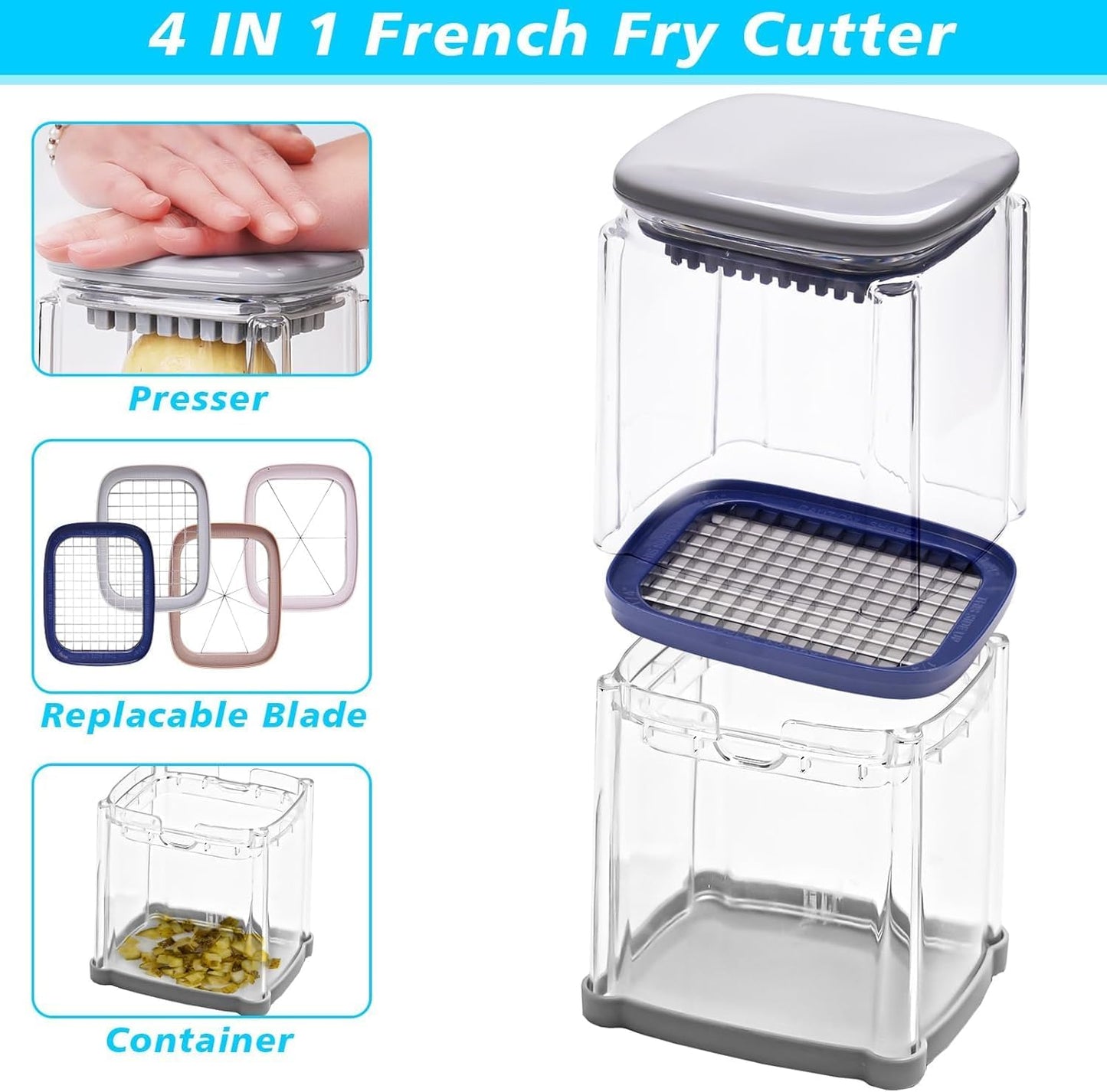 Multi-Blade Vegetable & Fruit Chopper & Slicer