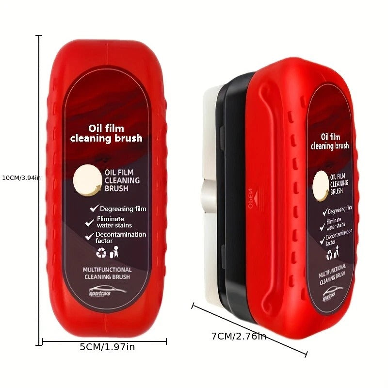 Car Glass Oil Film Cleaner with Reusable Foam Sprayer