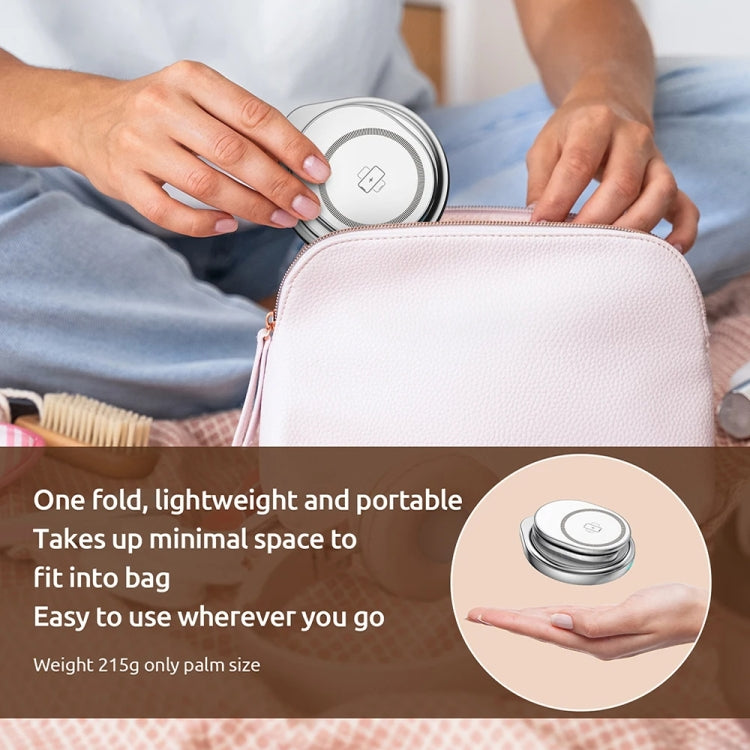 3 In 1 Zinc Alloy Magnetic Folding Charger