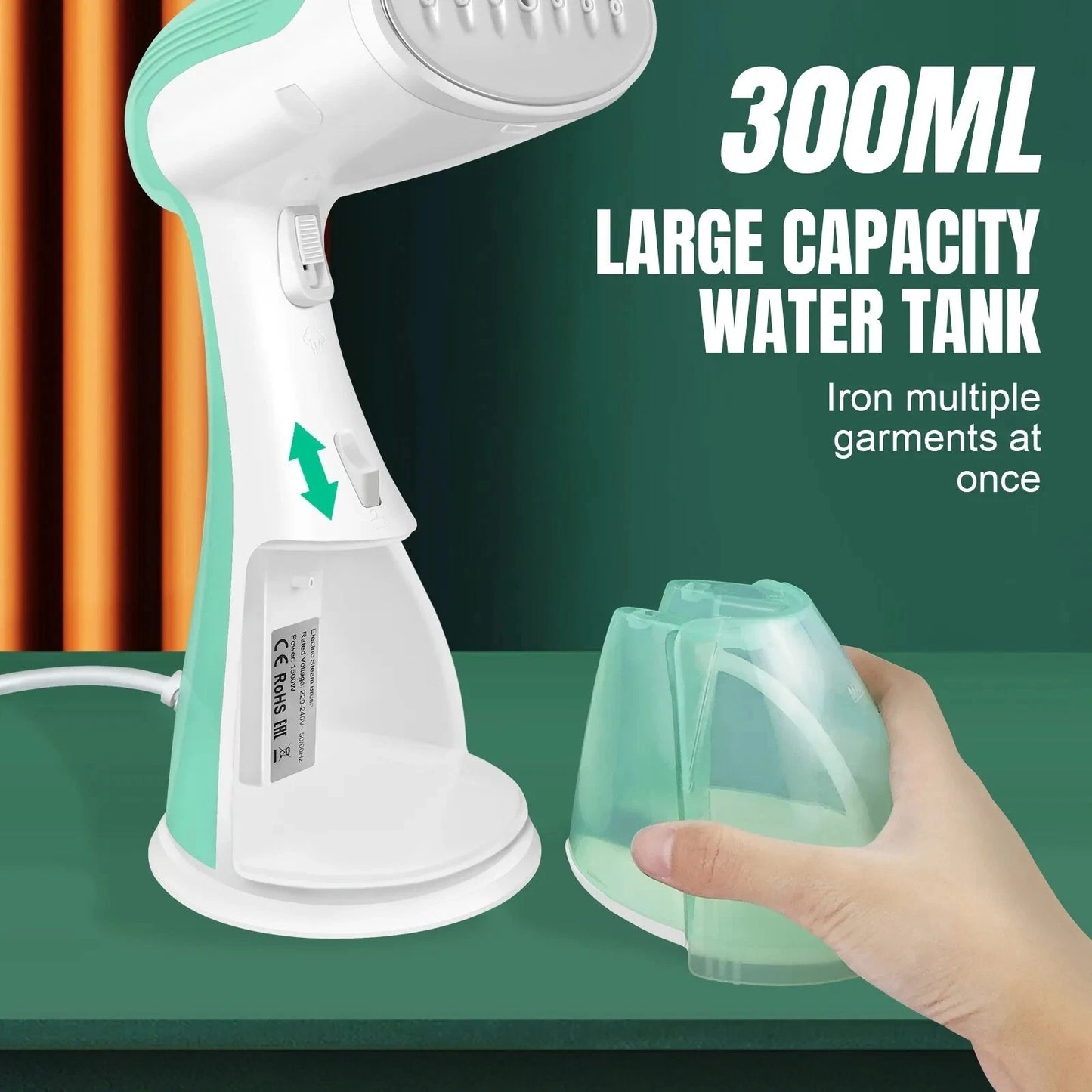 Handheld Garment Steamer – Fast Wrinkle Remover