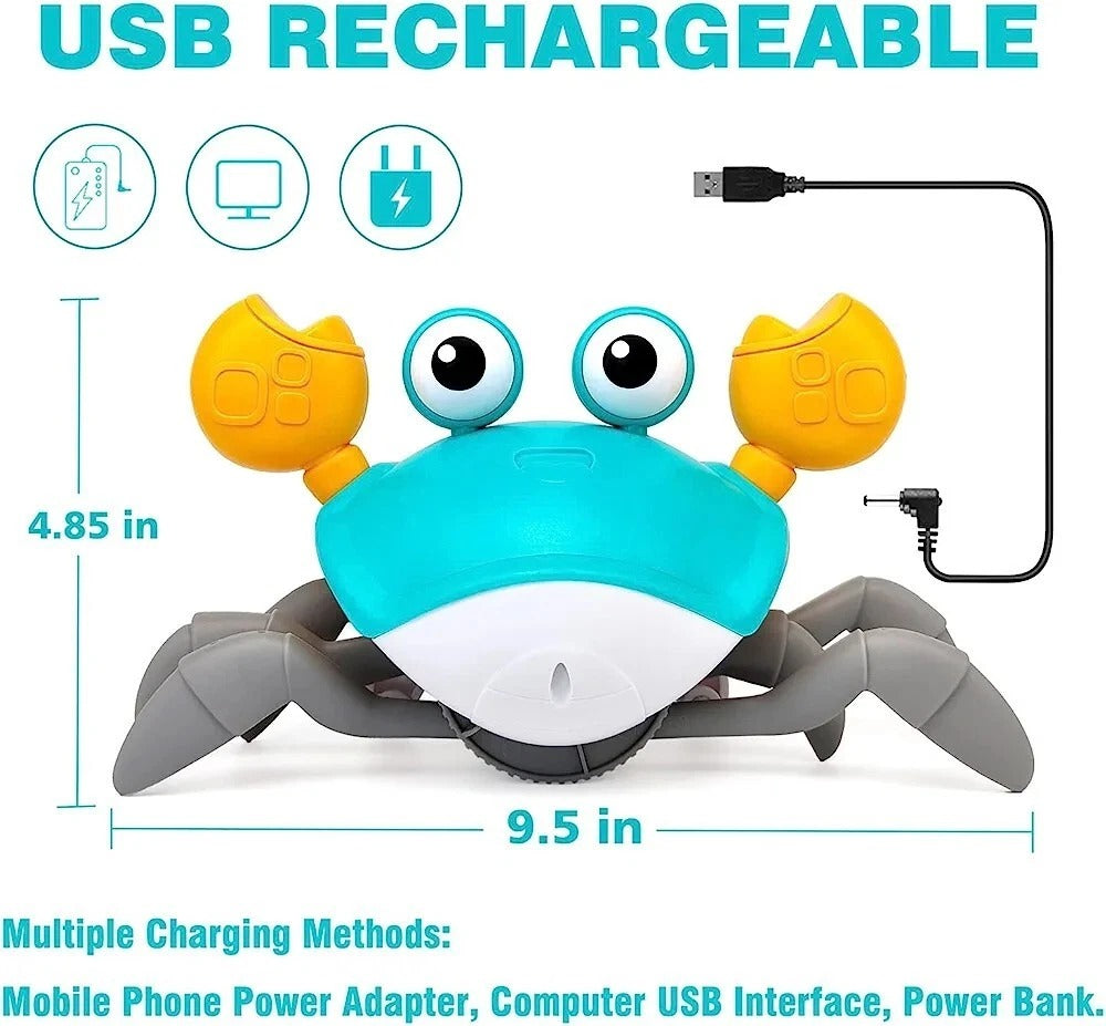 Electric Music Crawling Crab Baby Toy – Interactive Learning Toy for Kids