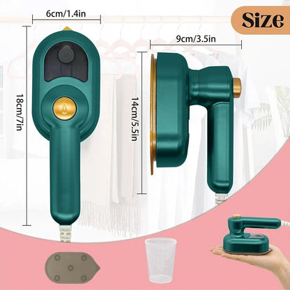 Micro Steam Iron Travel Handheld Mini Iron Garment Steamer Portable