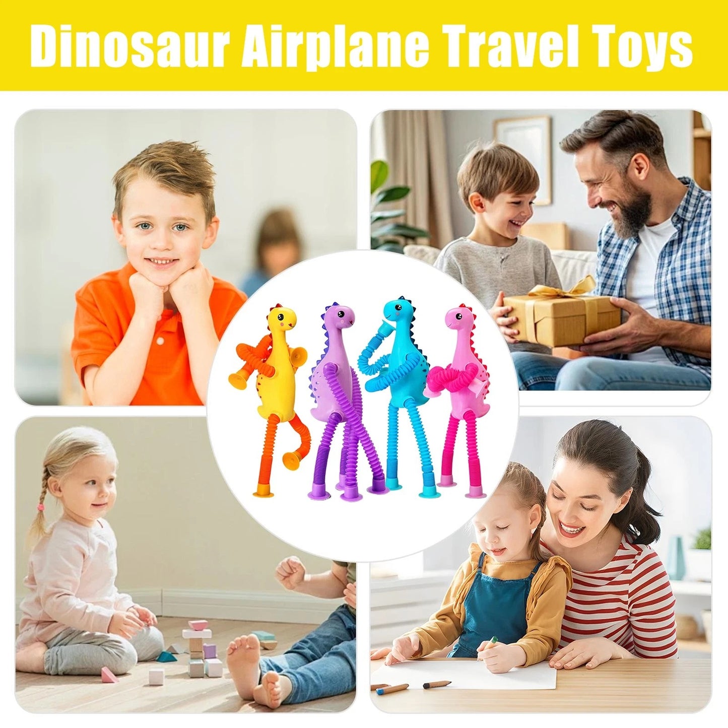 Giraffe Pop Tube Sensory Toy