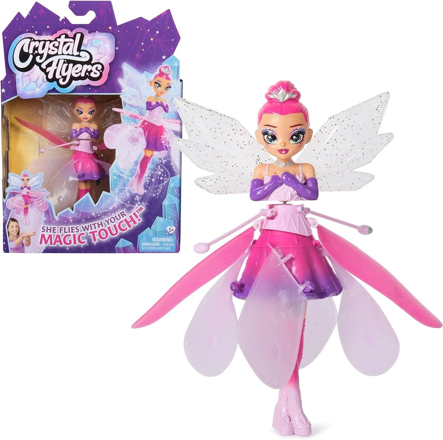 Magical Flying Doll with Crystal Wings – Interactive Kids Toy