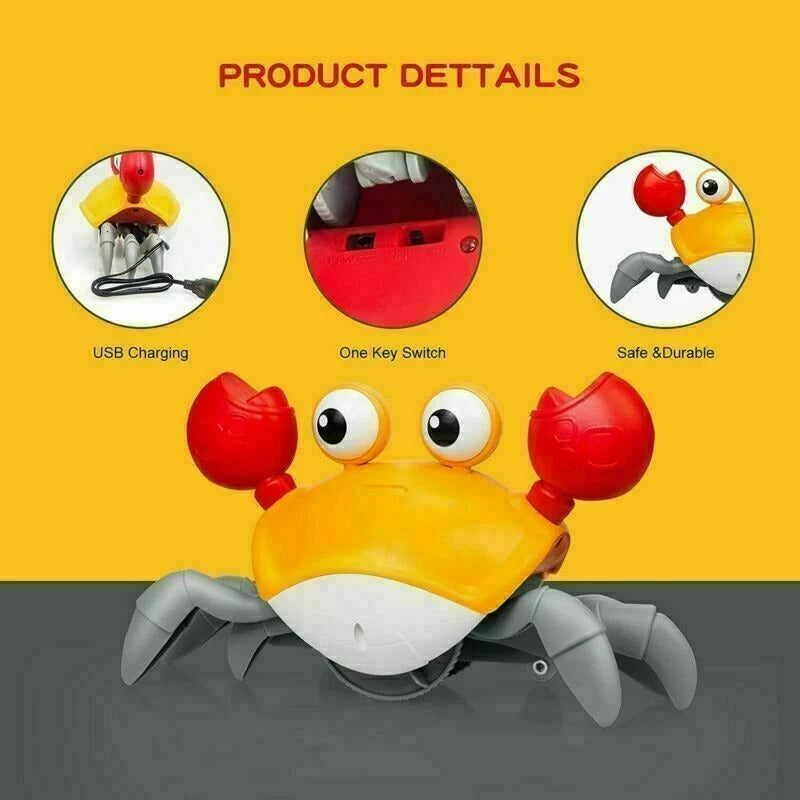 Electric Music Crawling Crab Baby Toy – Interactive Learning Toy for Kids