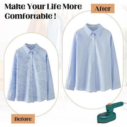 Micro Steam Iron Travel Handheld Mini Iron Garment Steamer Portable