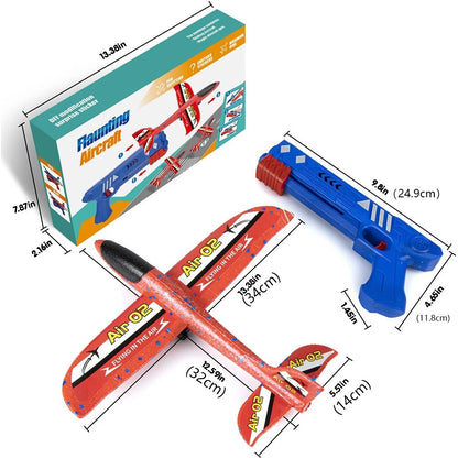 Airplane Launcher Toy – Foam Throwing Glider & Catapult Gun