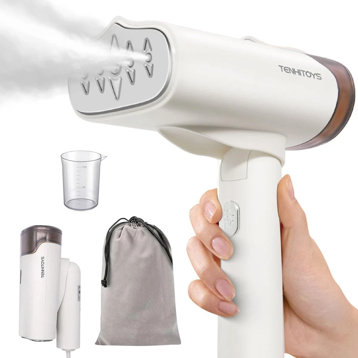 Portable Handheld Garment Steamer – Mini Electric Travel Iron