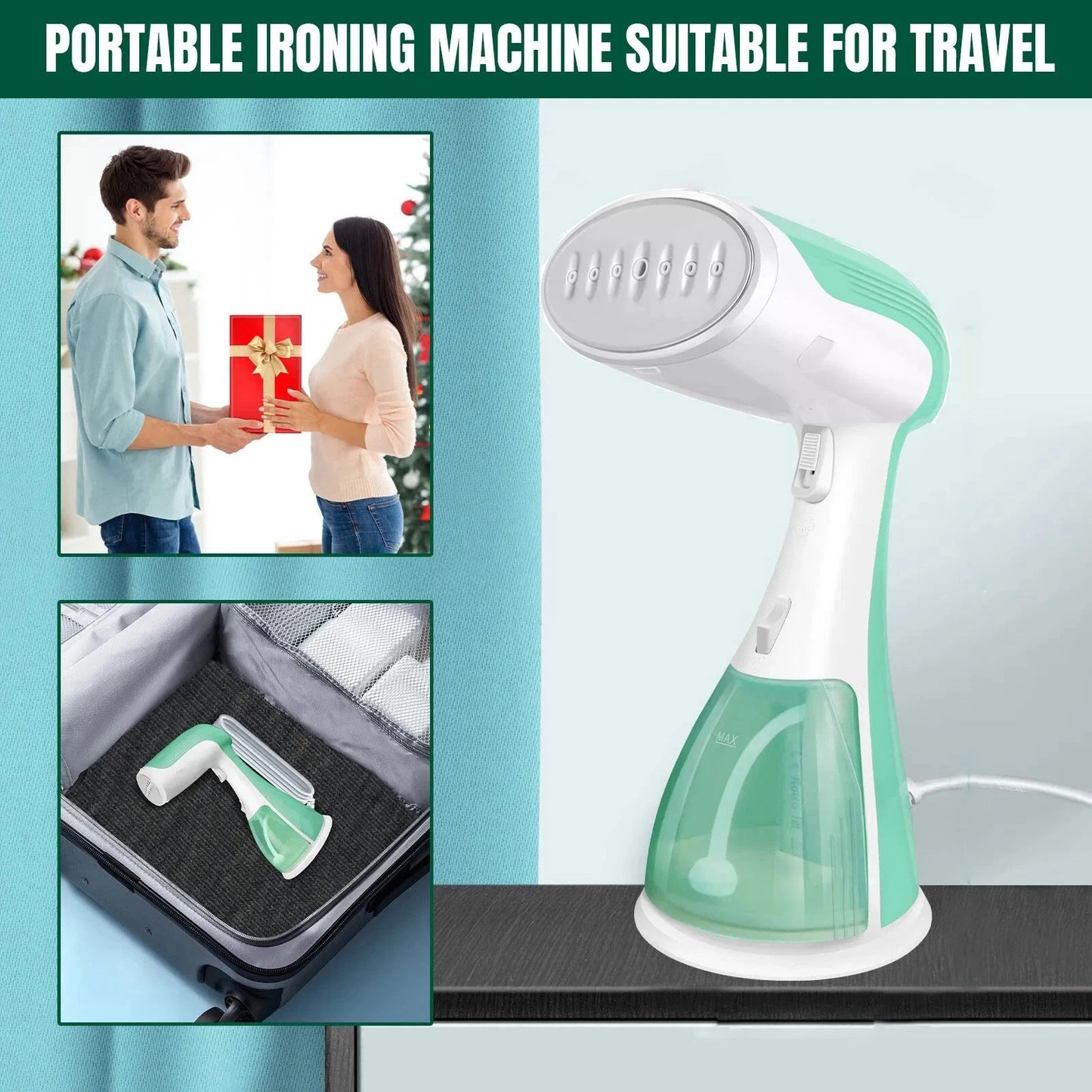 Handheld Garment Steamer – Fast Wrinkle Remover