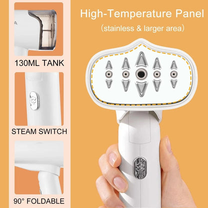 Portable Handheld Garment Steamer – Mini Electric Travel Iron