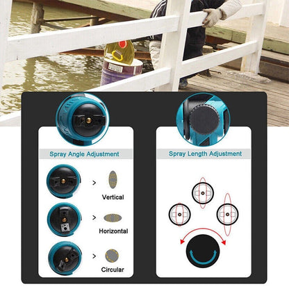 Electric High-Pressure Cordless Paint Sprayer – 1200ML Large Tank