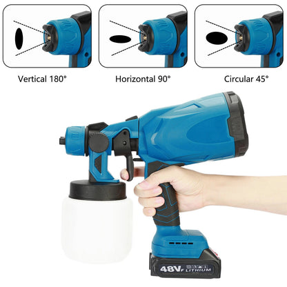 Electric High-Pressure Cordless Paint Sprayer – 1200ML Large Tank